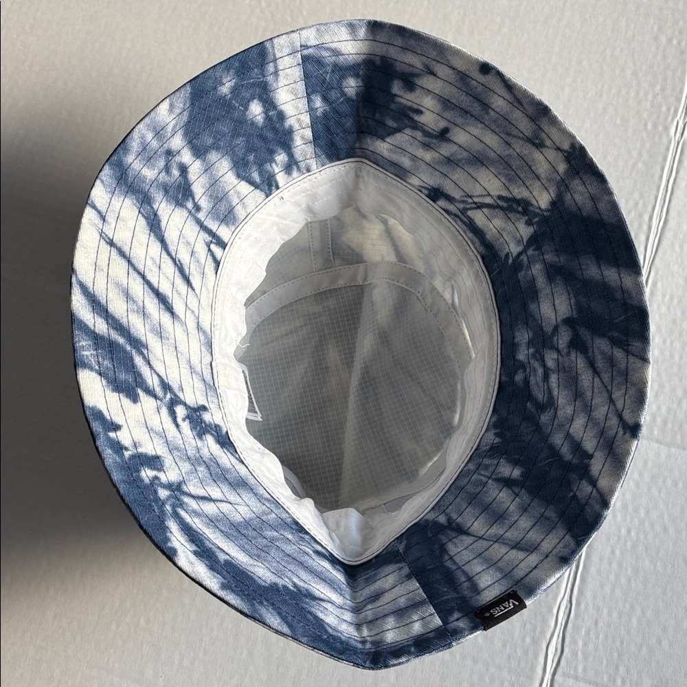 Vans Step Up Navy Blue White Tie-Dye Bucket Hat S/M - Picture 7 of 10